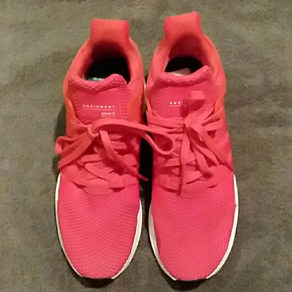 adidas shoes neon red